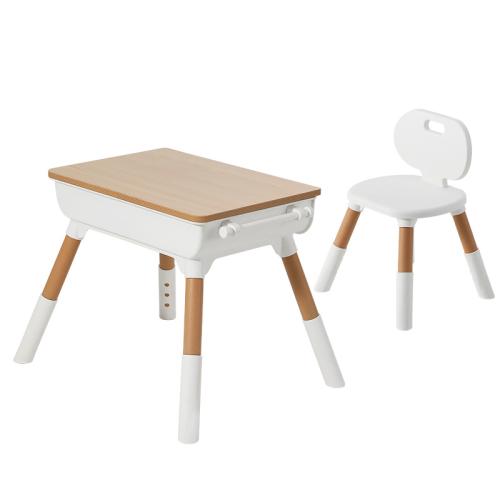 Polypropylene-PP Children Table and Chairs for children white PC