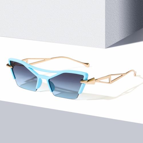 Metal & PC-Polycarbonate Sun Glasses anti ultraviolet & sun protection & hollow PC