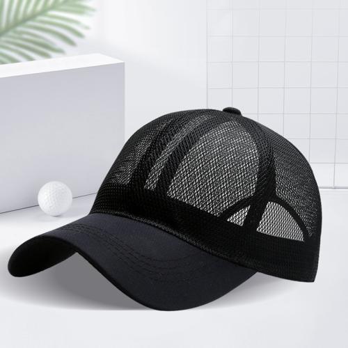 Spandex & Cotton Quick Dry Baseball Cap sun protection & breathable Solid PC