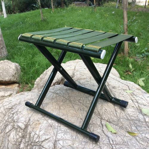 Nylon Outdoor & foldable Foldable Stool portable Solid army green PC