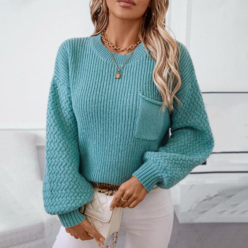 Polyester Soft Women Sweater & loose Solid PC