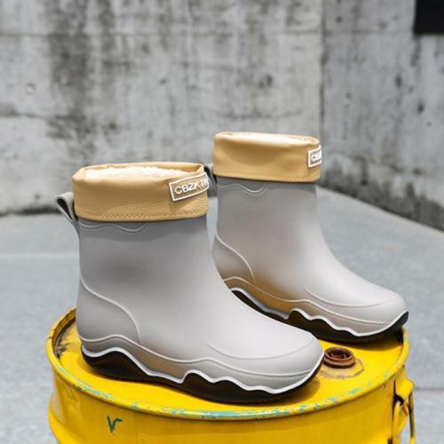 Pvc Bottes de pluie Solide plus de couleurs pour le choix Paire