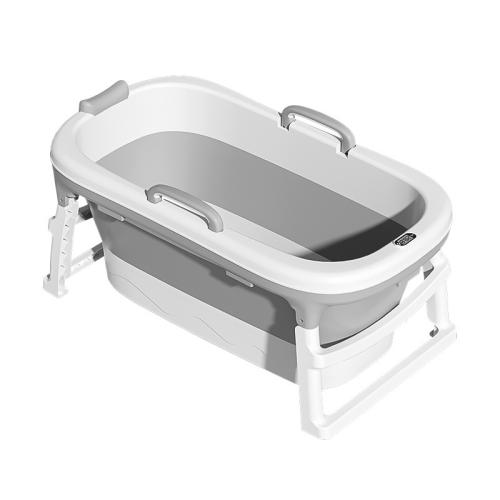 TPE-Thermoplastic Elastomer & Polypropylene-PP foldable Bathtub for children gray PC