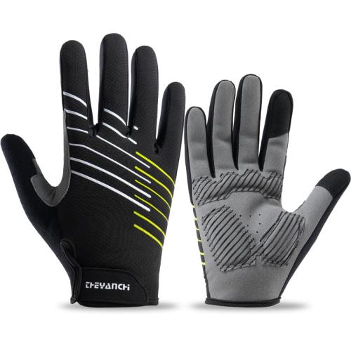 Polyamide & Silicone Riding Glove can touch screen & anti-skidding & breathable Pair