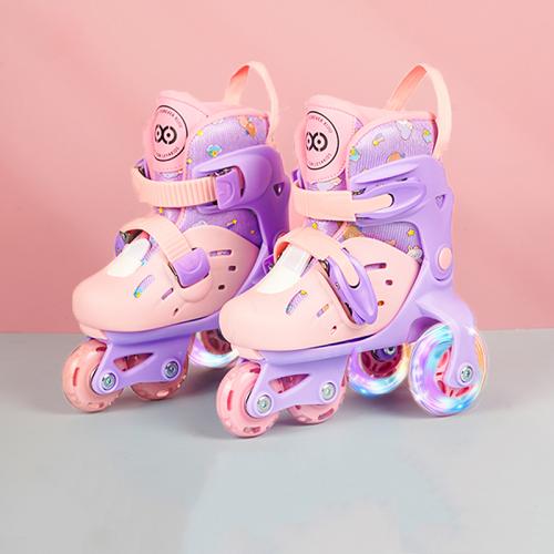 Rubber & PU Rubber & Mesh Fabric Roller Skates for children  Pair