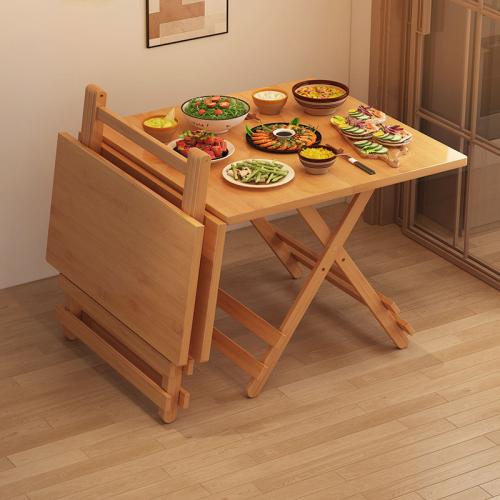 Cèdre & Moso Bamboo Table pliable pièce