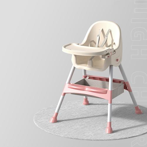 Polypropylène-PP & Acier & PU Cuir Chaise à manger multifonction pour enfants plus de couleurs pour le choix pièce