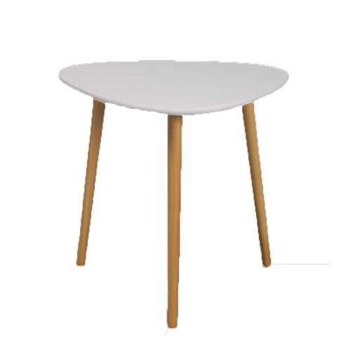 Fiberboard à densité moyenne & Bois Table à thé Blanc pièce