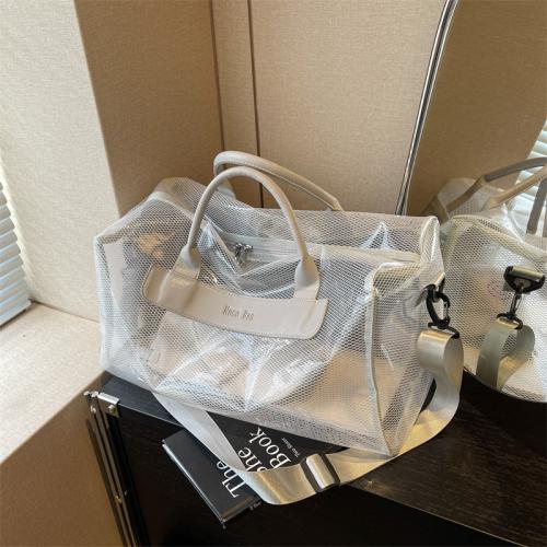 PVC Beach Bag Travelling Bag attached with hanging strap & transparent Solid PC