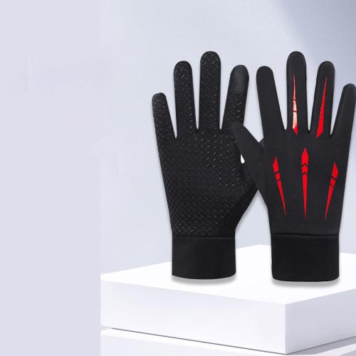 Poliéster Guantes de deporte, impreso, patrón diferente para la elección, más colores para elegir,  Par