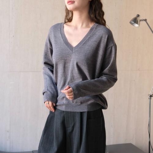 Wool Women Knitwear slimming & loose patchwork Solid : PC