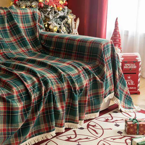 Polyester Couverture de sofa Plaid plus de couleurs pour le choix pièce