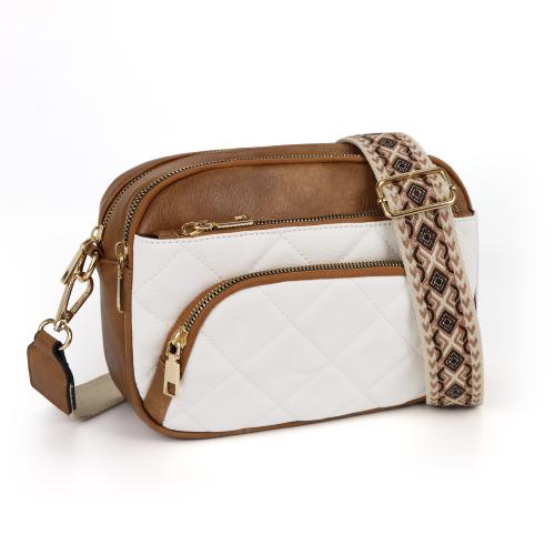 PU Cuir Crossbody Bag Argyle plus de couleurs pour le choix pièce