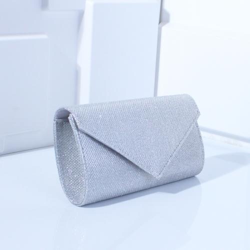 PVC & Polyester Envelope & Easy Matching Clutch Bag with chain PC