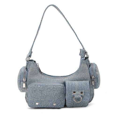 Denim Easy Matching Shoulder Bag PC