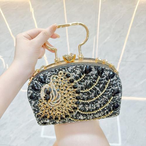 Polyester Easy Matching Clutch Bag with rhinestone PC