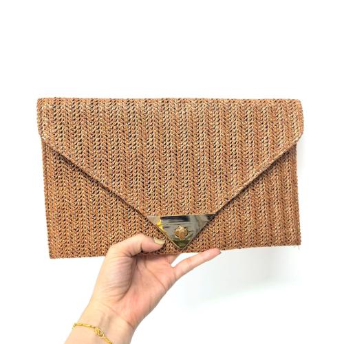 Stroh Clutch Bag, mehr Farben zur Auswahl,  Stück