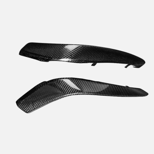 Carbon Fiber Front Bumper Spoiler Air Intake Cover For Benz W205 S205 C63S AMG