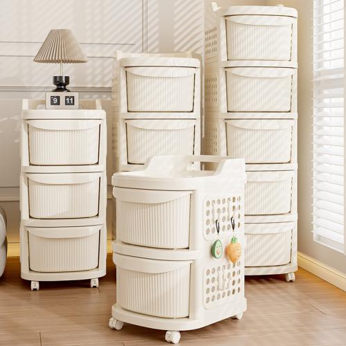 Plastic Storage Rack Solid white PC