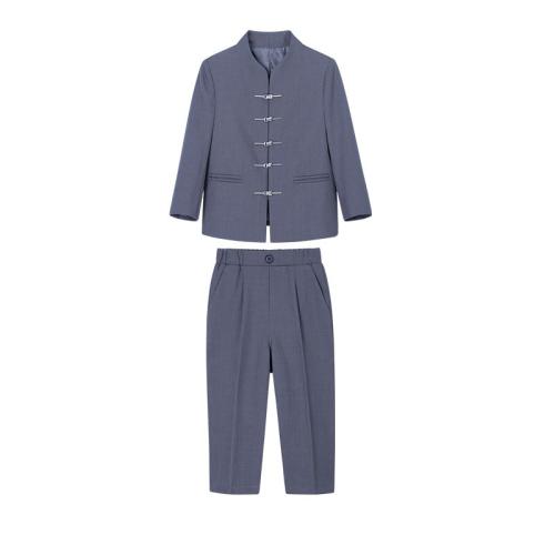 Polyester Slim Boy Leisure Suit Set