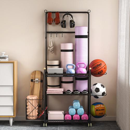 Carbon Steel Multifunction Shelf for storage & durable & with pulley Solid PC