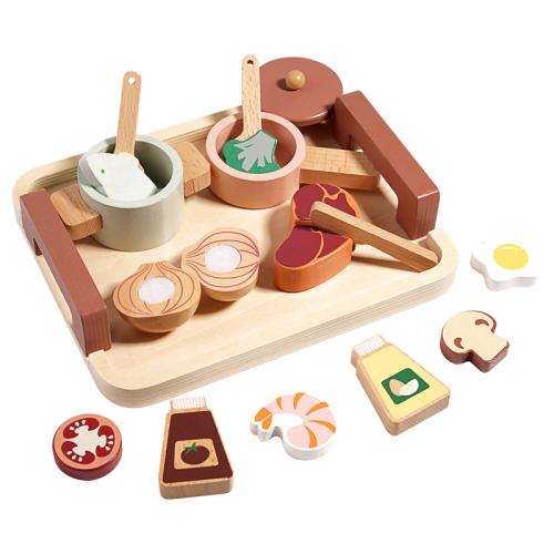 Wooden Play House Toy Set