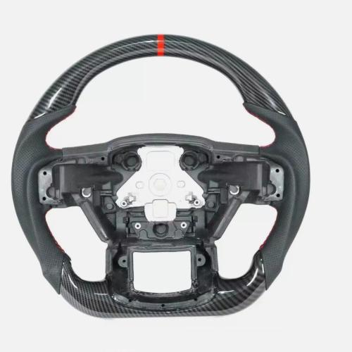 Real Carbon Fiber HEATED Steering Wheel Fit Ford F150 15-20 with CF Trim