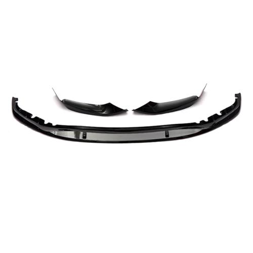 Front Bumper Spoiler Lip Fits For 17-20 BMW  G30 M-Sport Painted Black