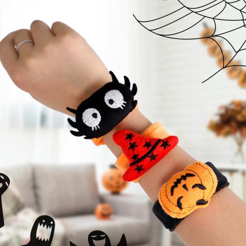 Flannelette & PVC Halloween Slap Bracelet PC