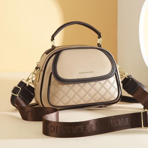 PU Leather easy cleaning & Easy Matching Handbag attached with hanging strap PC