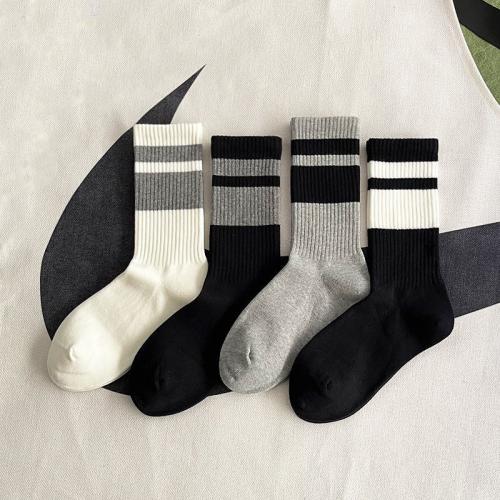 Polyester Mannen Enkel Sock Striped meer kleuren naar keuze : Veel