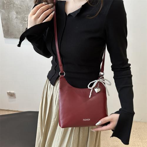 PU Cuir Crossbody Bag Solide plus de couleurs pour le choix pièce