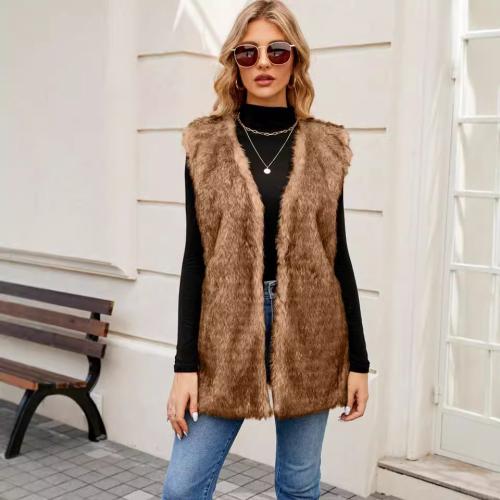 Artificial Wool Women Winter Vest & loose & thermal PC