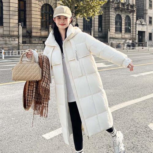 Polyester long style Women Parkas thicken & thermal Solid PC