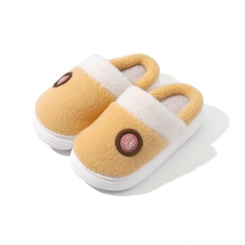 Plush & EVA Fluffy slippers hardwearing & thermal Pair