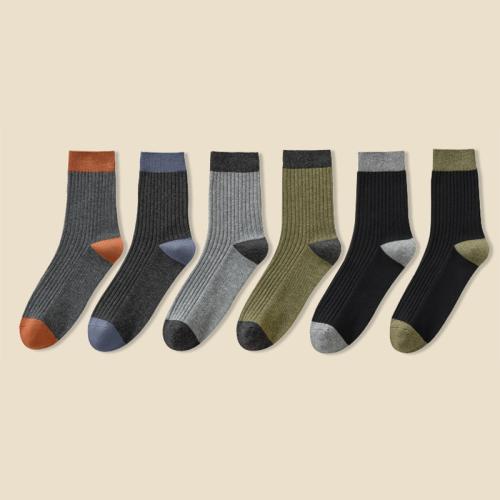 Polyamide & Spandex & Cotton Men Ankle Sock antibacterial & deodorant & sweat absorption Colour Matching : Lot