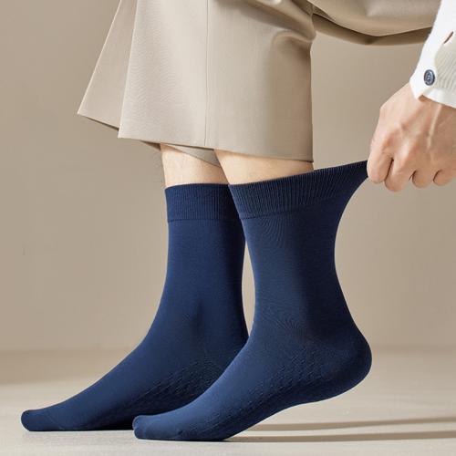 Polyamide & Spandex & Cotton Men Ankle Sock thicken & antibacterial & deodorant Solid : Lot