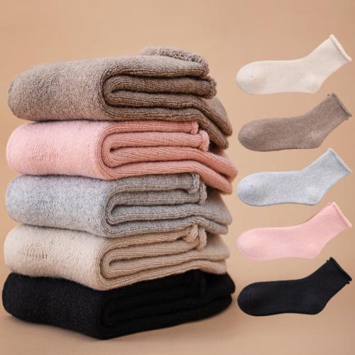 Wool Pregnant Women Socks thicken & thermal Solid : Lot