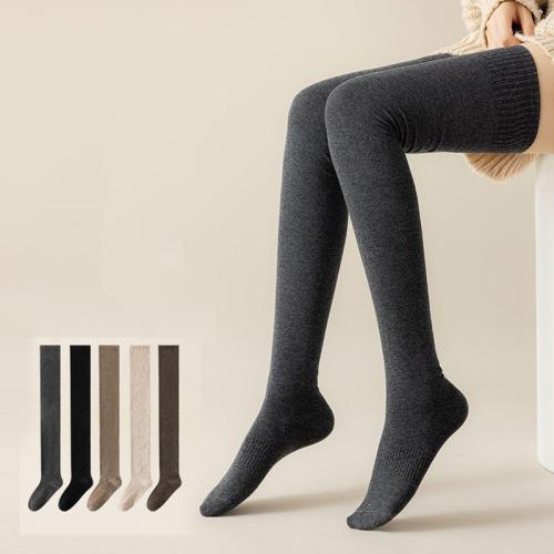 Combed Cotton Stocking thicken & sweat absorption & thermal Solid :棉质加厚大腿袜 Lot