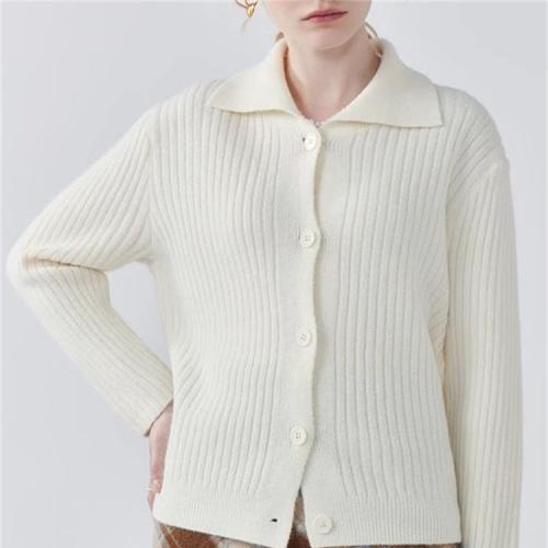 Spandex & Polyester Women Cardigan loose patchwork Solid : PC