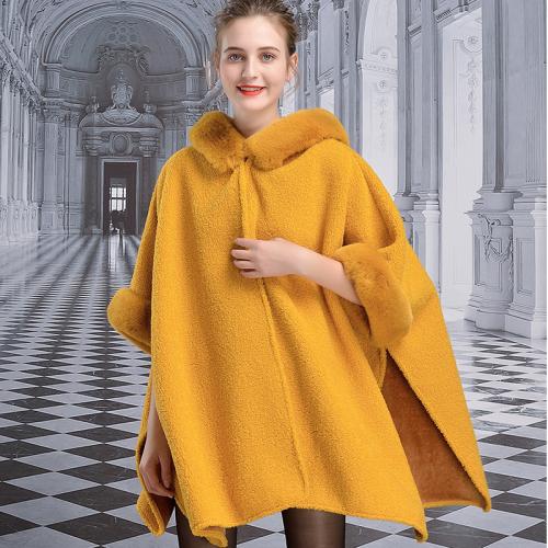 Polyester Poncho de manteau Solide plus de couleurs pour le choix : pièce