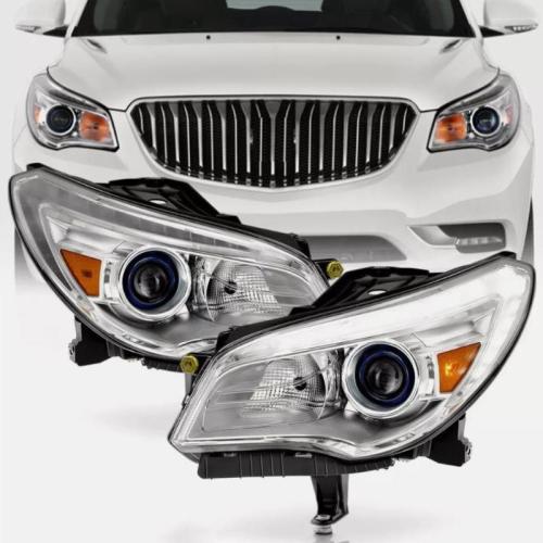 For 2013-2017 Buick Enclave HID/Xenon w/o AFS DRL Projector Headlights Headlamps