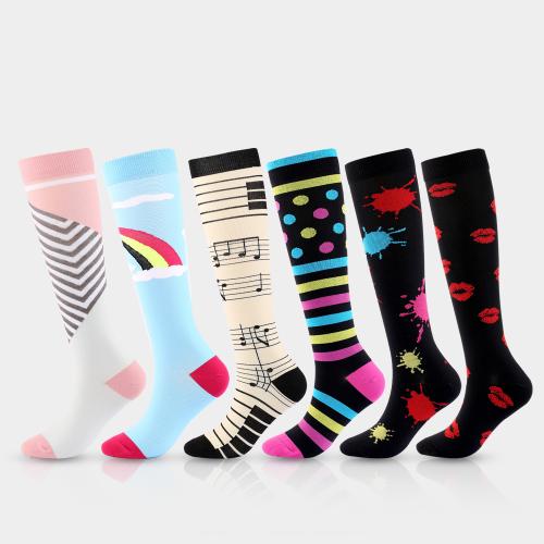 Nylon Compression Socks antifriction & sweat absorption & breathable Lot