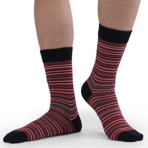 Cotton Men Tall Socks antifriction & deodorant & sweat absorption & breathable striped : Lot