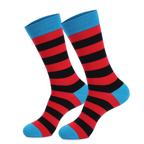 Baumwolle Herren Hohe Socken, Gestreift, mehr Farben zur Auswahl, :, 5Paare/Viel,  Viel