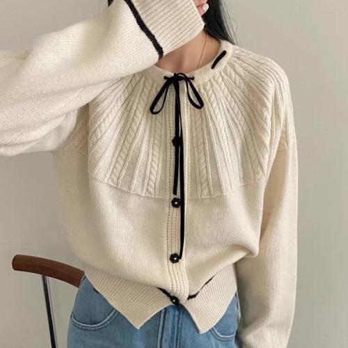 Polyamide & Acrylic Sweater Coat loose : PC