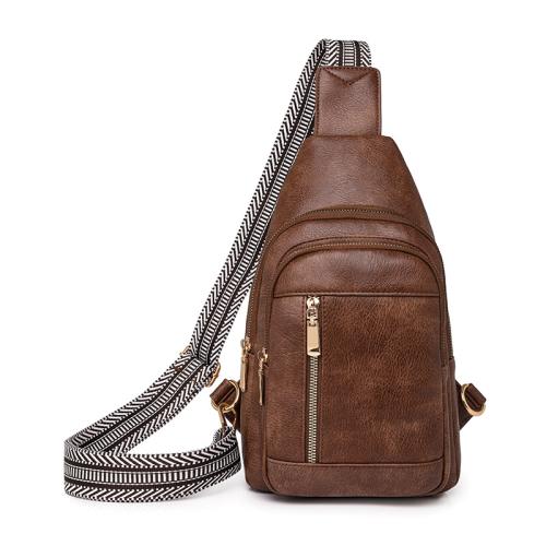 PU Leather Easy Matching Sling Bag large capacity PC