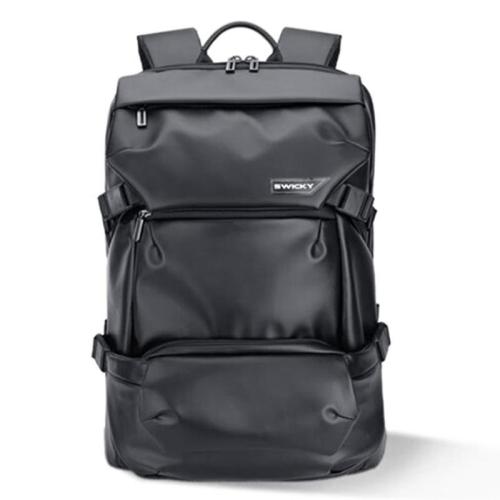 Oxford Backpack Lightweight & large capacity & waterproof Solid black PC