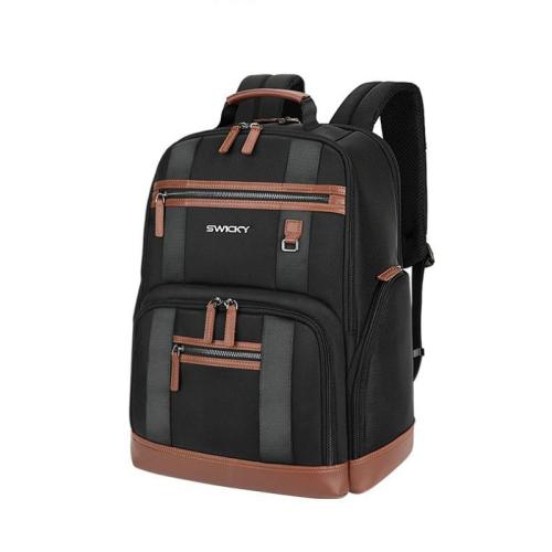 Oxford Backpack Lightweight & large capacity & waterproof Solid black PC