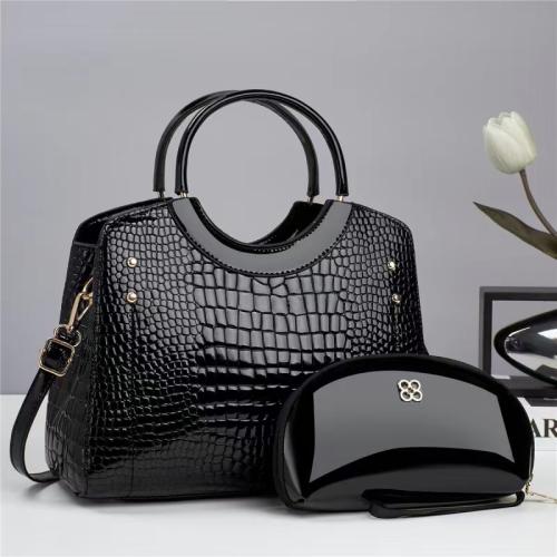 PU Leather easy cleaning Bag Suit attached with hanging strap & two piece PC